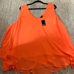 Beautiful Coral Flowy Tank